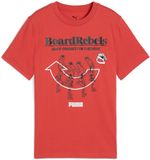Puma Mid 90s Graphic T-shirt Met Korte Mouwen Rood 9-10 Years Jongens,Meisjes