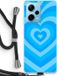 Case Company - Xiaomi Redmi Note 12 Pro+ Case with Cord - Heart Blue