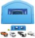 Latios Cabine de pulvérisation gonflable - Tente de pulvérisation 10x6x4 m - Avec 2 souffleurs 950W + 1100W - Avec filtre - Avec vestiaire - Pour voitures, pick-ups et bateaux - Bleu