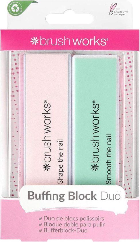Brushworks Nagel Buffing Block Pastel - 5060455147571