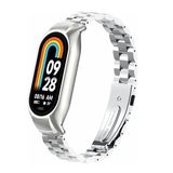 Xiaomi Smart Band 8 Metalen Schakelarmband Zilver