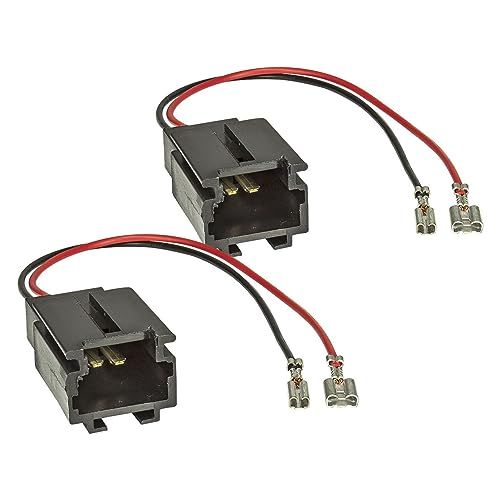 2x Sound-way 2x Stekkeradapters voor installatie van luidsprekerkasten die compatibel zijn met Alfa Romeo, Lancia, Fiat, Citroen, Peugeot