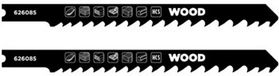 KWB Decoupeerzaagblad - 100mm - HCS - U-schacht - Set van 2 stuks - Voor Hout