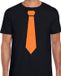 Bellatio Decorations Koningsdag shirt voor heren - Zwart - M