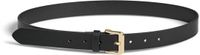 PIECES PCKOPAS JEANS BELT NOOS PU - Dames - Riem - Zwart - Polyester - Goudkleurig