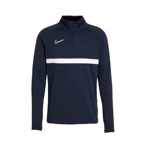 Nike Senior voetbalshirt donkerblauw/wit