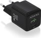 AISENS ASCH-20W2P011-BK oplader voor mobiele apparatuur Universeel Zwart AC Snel opladen Binnen