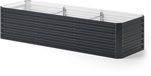 OK-Living Verhoogd Tuinbed Antraciet 270 x 90 cm