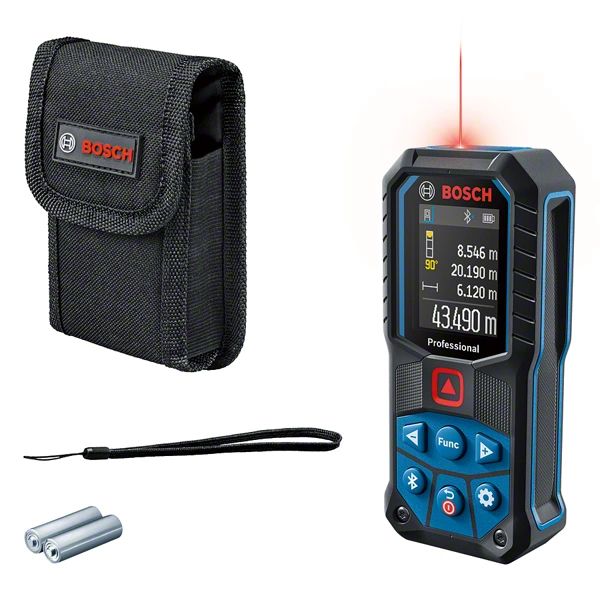 Bosch GLM 50-27 C Professional Laser Distance Meter - 50m - Black/Blue - Incl. Case & Batteries
