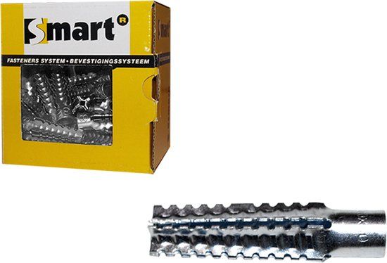 pgb-Europe SMART Universele plug metaal Ø 8x60mm Zn 25 stuks