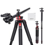 NEEWER Monopod camerastatief, 72 inch aluminium bovengrondse standaard voor DSLR-cam-videocamcorder, horizontale middenkolom, 360 ° kogelkop en arca-type QR-plaat, max. belasting 33 lbs