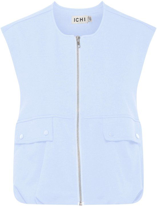 ICHI IXKATE WAISTCOAT Dames Gilets Powder Blue XS