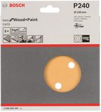Bosch 5-delige schuurbladenset 150 mm, 240