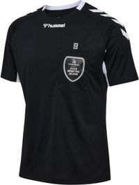 Hummel Jersey FFHB Referee Basketbal Unisex Polyester Zwart/Wit S