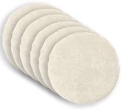 vidaXL - Kussensloop - 6 stuks - HEERLEN - Wit - Ø 60 cm - Nep Konijnenbont