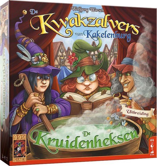 999 Games De Kwakzalvers van Kakelenburg: De Kruidenheksen - Uitbreiding - Bordspel