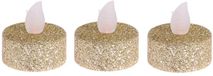 Merkloos Ambiance Light LED waxinelichtjes - 24 stuks - goudkleurig - 4 cm