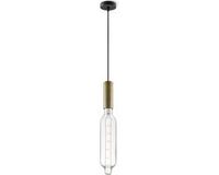 Home Sweet Home Saga Tube hanglamp brons - inclusief LED lamp - dimbaar - E27 fitting - 100 cm - warm wit licht