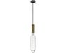 Home Sweet Home Saga Tube hanglamp brons - inclusief LED lamp - dimbaar - E27 fitting - 100 cm - warm wit licht