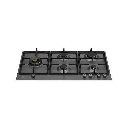 Bertazzoni P905LPRONE Gas Kookplaat - Zwart