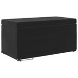 vidaXL - Kruk - Zwart - 81 x 41 x 40 cm - Velvet en Geengineerd Hout