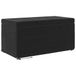 vidaXL - Kruk - Zwart - 81 x 41 x 40 cm - Velvet en Geengineerd Hout