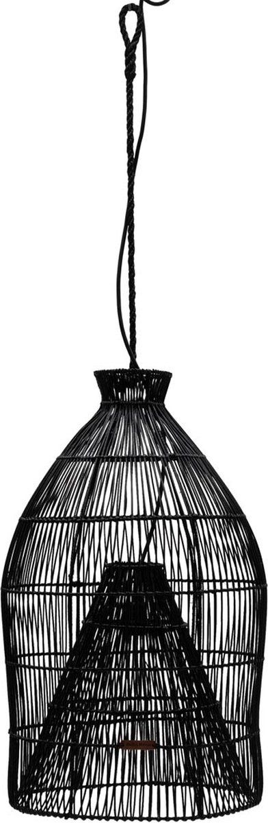Rivièra Maison Fishing Basket Hanglamp - Zwart - IJzer