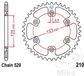 JT Sprockets JTR210.48SC zelfreinigende stalen achtertandwiel