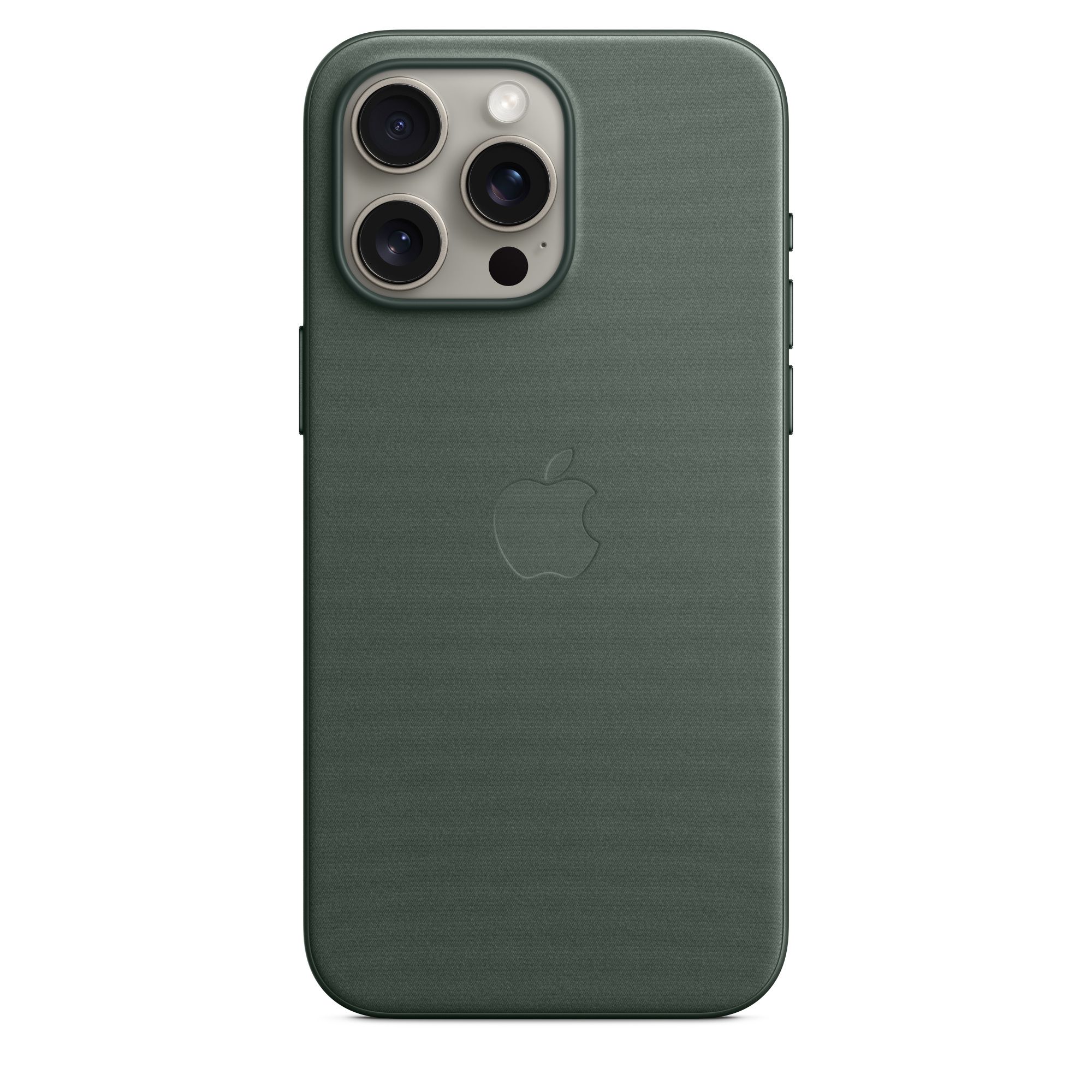 Apple FineWoven Case with MagSafe for iPhone 15 Pro Max - Evergreen