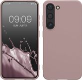 kwmobile telefoonhoesje geschikt voor Samsung Galaxy S23 - Back cover in licht oudroze