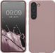 kwmobile telefoonhoesje geschikt voor Samsung Galaxy S23 - Back cover in licht oudroze
