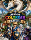 Kaemon y el Dragón de las tormentas: Libro de Colorear de Aventuras Mágicas