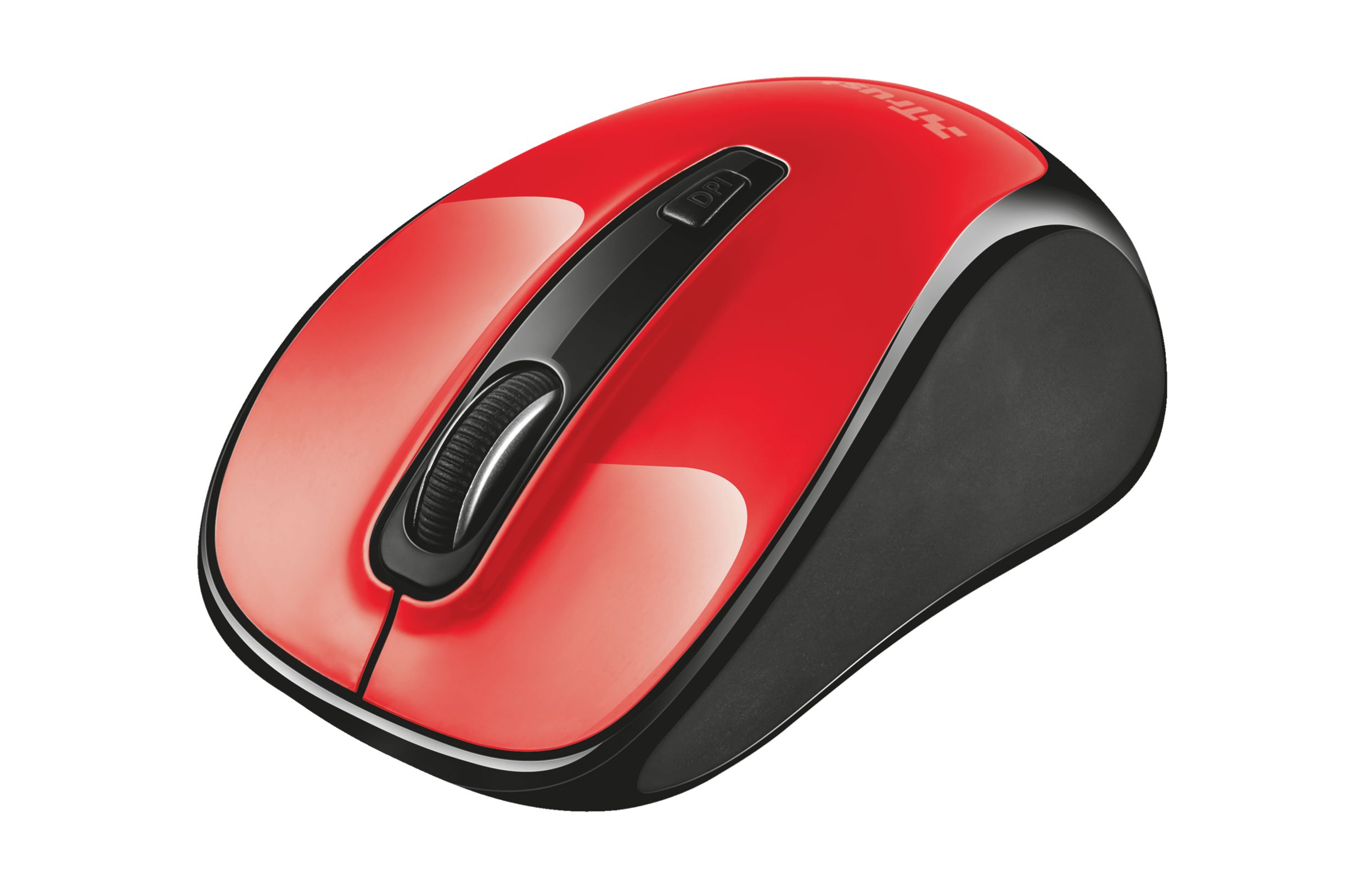 Trust Xani Kantoor Bluetooth Muis - Optisch - 1600 DPI - Ambidextrous - Rood