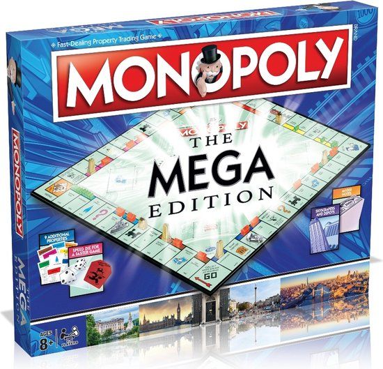 Monopoly Mega editie - ultra uitgebreide editie - met wolkenkrabbers | Hasbro | C41621020