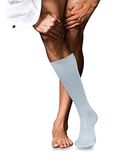 FALKE No. 13 Finest Piuma Cotton kniekousen heren blauw - maat 43-44