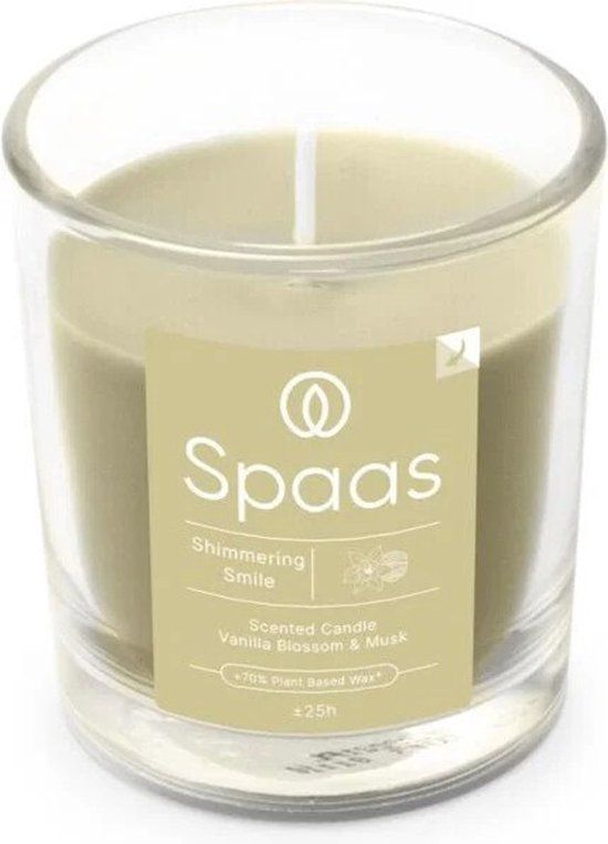 Spaas Geurglas 25u d7 cm shimmering smile