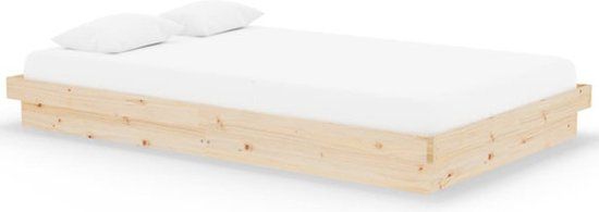 vidaXL Bedframe massief hout 120x200 cm