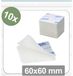 Quadrios Klittenband punten Wit 60 x 60 mm 10 stuks