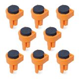 POWERTEC 71500 Deluxe Bench Dog | 8 Pack | Niet Marring Duurzaam Nylon| met doorvoertule Bench Reminzetstukken Gemaakt van Premium Antislip EVA | voor 3/4 inch hondengaten | Een essentiële