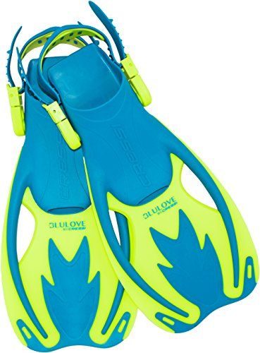 Cressi Rocks Kid - Adjustable Premium Children Fins - 0843607509152