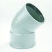 DYKA Coude 2x manchon 45° classe 41 PVC gris label BRL52100/BRL52200 160mm