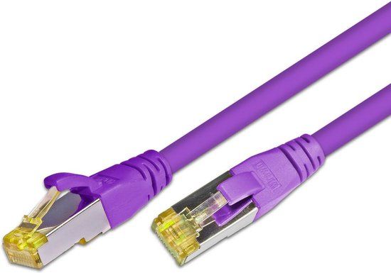 Wirewin S/FTP CAT6A 20m Netwerkkabel Violet
