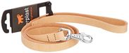 Ferplast Natural Hondenriem - Leder - Beige - Breedte 15 mm - Lengte 120 cm
