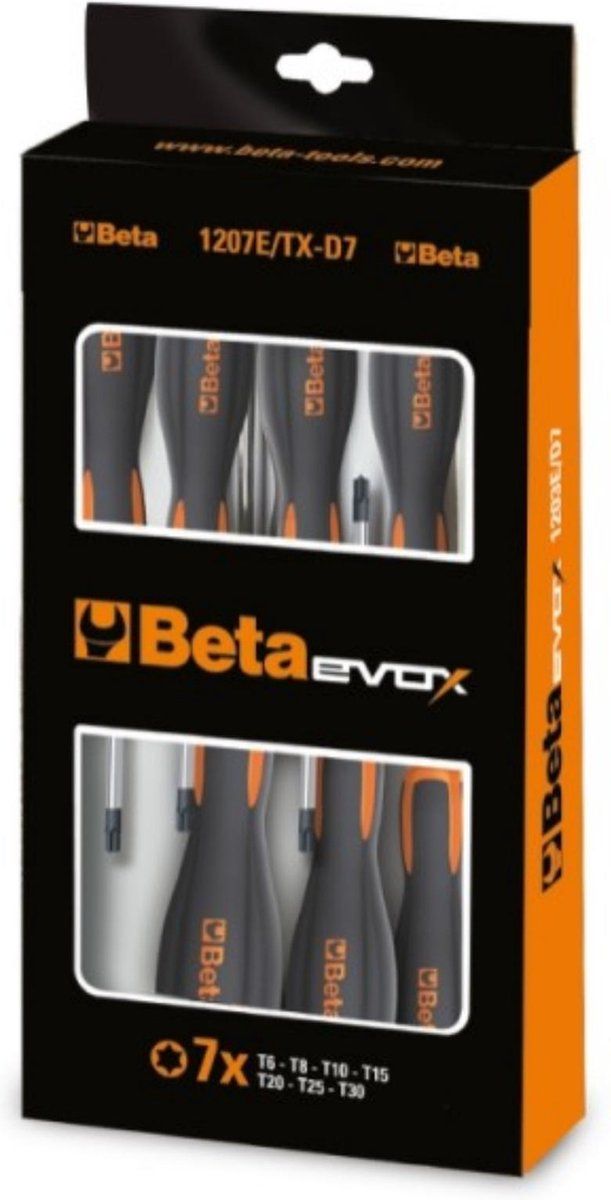 Beta Evox Torx schroevendraaierset 7 delig - 8054809134567
