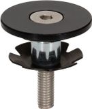 Elvedes - Balhoofdplug - 1 1/8 inch Zwart Aluminium Ahead