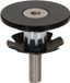 Elvedes - Balhoofdplug - 1 1/8 inch Zwart Aluminium Ahead