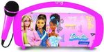 Barbie Enceinte Bluetooth, sans fil, avec effets lumineux, avec microphone, Bluetooth 5.0, slot Micro SD, port USB, Aux-in, batterie 1200 mAh