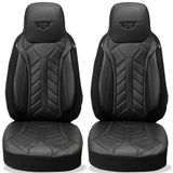 Bremer Sitzbezüge Autostoelhoezen voor Suzuki Swift Bj 2011-17 – Stoelhoezen voor bestuurder en passagier in Zwart