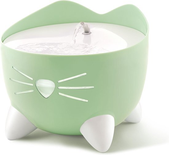 Catit Pixi Fountain - Kattendrinkbak - 20x20x16 cm Groen groen