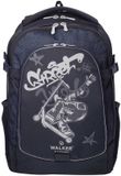WALKER Schoolrugzak Rugzak met Laptopvak Fame 2.0 LED Backpack 28L Super Skate Donkergrijs